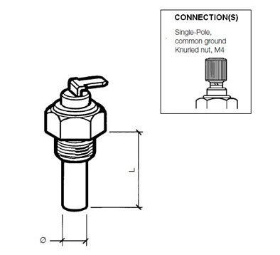 VDO Oil temperature senders